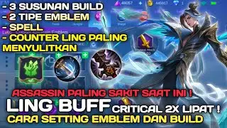 NEW PATCH 1.6.72 - HOW TO SET UP EMBLEM AND BUILD LING IN 2022 | BUILD LING