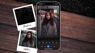 How to edit your portrait photos in Lightroom mobile |  for Beginners | No commentary