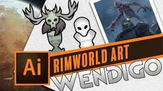 Drawing RimWorld art - Wendigos!
