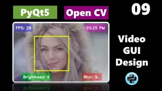 Python Beginners - PytQt5 GUI design with OpenCV - Part 09 #coding #programming #pythonprogramming