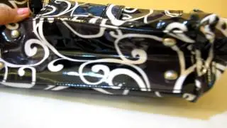 Kalencom Midi Coated Buckle Diaper Bag Close Up