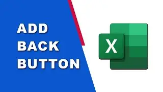 How to Put back button in Excel
