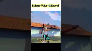 #Shorts  Raister Voice 🔊Reveal😱😱😱 @Raister