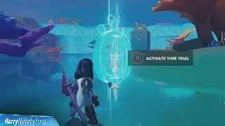 Complete the Swimming Time Trial at Weeping Woods or Coral Castle Location - Fortnite