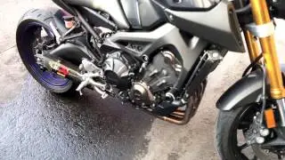 How to install frame sliders on FZ09 MT09 XSR900