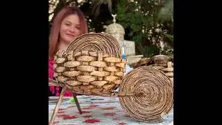 Unique ornaments at low costs using waste newsprint