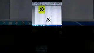 How to make hammer and sickle. #shorts #short #ytshorts #ytshort #viral #computer