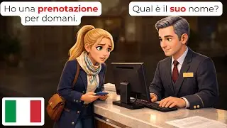 🇮🇹 Learn Italian in 24 Minutes: 50+ Hotel Phrases You Need | A1-A2