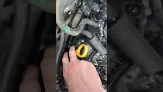 vw oil leak out of the cam position solenoid.  here's ur fix. #vw #volkwagen #tiguan #oilleak #turbo