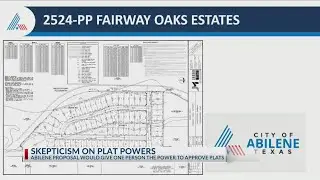 Abilene City Council considers giving plat approval authority to one individual