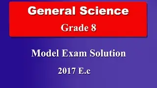 Grade 8 General science model exam 2025