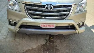 Innova Front Bumper Guard | Roufrails | Innova Accessories