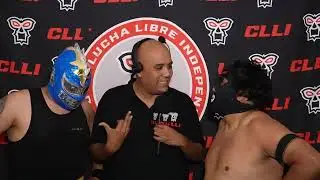 ENTREVISTA A ESPECTRITO JR Y FURIA ROJA JR NUEVO TALENTO DESDE ARENA COLISEO VERACRUZANO PARA CLLI