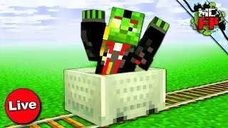 🔴 Fressbuden f&uuml;r den Park bauen 🎢 Minecraft Freizeitpark Live