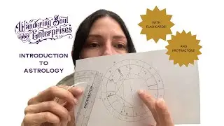 Astrology 101 - One Hour Intro to Astrology for Beginners - with Flashcards!  And Protractors!