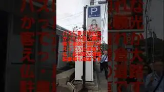S484バスに乗り切れなかった外国人観光客で道路が溢れかえっている鎌倉大仏--長谷駅の道路・駐車場も満車です(浄土宗高徳院・神奈川県鎌倉市長谷)