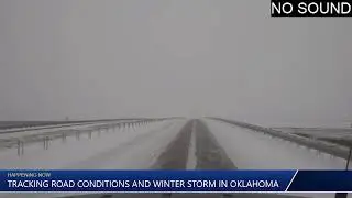 Oklahoma Winter Storm: Tracking road conditions after snowfall