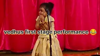 her first stage performance| first experience| capturing live moment| Happy Times ⌛