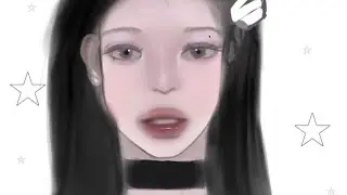 Drawing Jennie in my art style - speed paint 