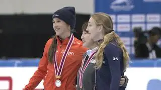 Kristen Santos Bronze Medal in Short Track Speedskating