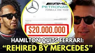 🚨🔥 LEWIS HAMILTON SIGNS WITH MERCEDES FOR A MONUMENTAL $20 MILLION SALARY! 🏎️💰👑