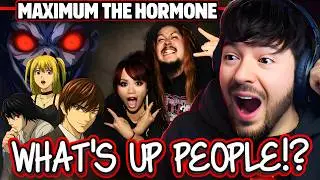 METAL FAN Reacts to MAXIMUM THE HORMONE &ndash; What's Up People!? (Death Note OP2) | FIRST TIME REACTION
