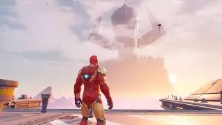 The Full Fortnite Galactus vs Avengers Event (No Commentary)