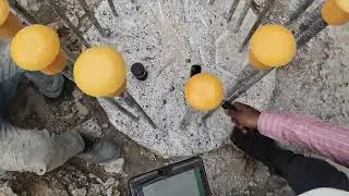 Pile integrity test ( PIT test) Pile #construction #highlights