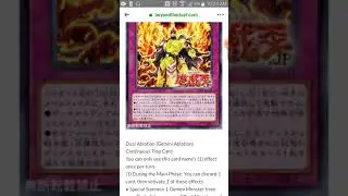 New yugioh card - Gemini Ablation 