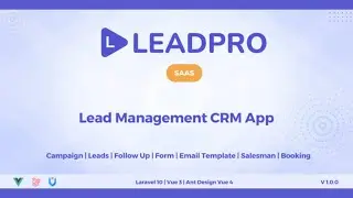LeadPro SAAS - Lead & Call Center Management CRM || Create Call Center Management Website