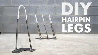 How to Make Hairpin Table Legs | EASY