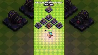 Spiky ball ⚽💥 ll Clash of clans ll  #shorts #clashofclans #clash