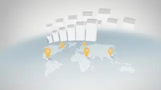 World Map Infographic Prezi Template