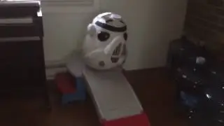 If a T-Rex meets a giant pig trooper