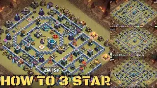 Ring base how to play -  3 star on popular ring base th 13 attack strategy 2020 Clash of clans