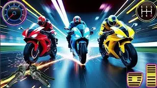 High speed racing bike gameplay bike racing games & High speed racing games