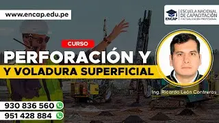 CURSO CORTO: PERFORACI&Oacute;N Y VOLADURA SUPERFICIAL 2025