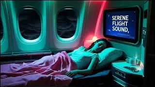 Deep Sleep Airplane Cabin White Noise | First Class Flight Ambience for Relaxation, Focus & Meditati