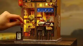 Morita-Ya Japanese Ramen Shop Book Nook DIY Kit