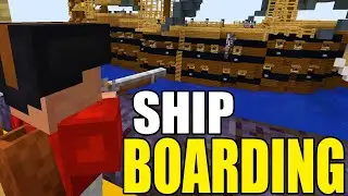 Red Coat Army Pirate Ship Boarding BATTLE! - Minecraft NPC Wars