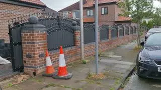 Combination of Composite Fence and Victorian Style Railings installed in Manchester