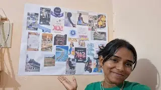 ನನ್ನ First Vision Board💜 #acchukumars #kannada #visionboard @Acchu_gowda_ks 