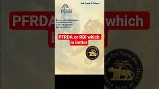 PFRDA or RBI which is better ?? #pfrda #rbi #rbigradeb