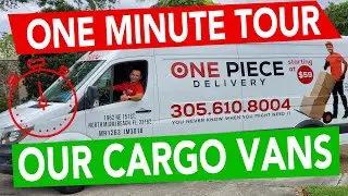 One Minute Video - One Piece Delivery Cargo Van, Fully Equipped Moving Vehicle