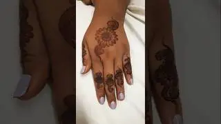🥰 Beautiful back hand mehndi design #shorts #sundari