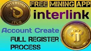 Interlink ka account open kaise kare,Login and Sign up, 1000 ITLG Coins Bouns eraning