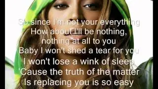 Irreplaceable lyrics - beyonce