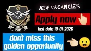 PERA Force new jobs 2026 ..... Initial details 