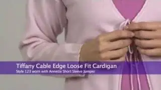 Cashmere Cardigans | Tiffany Cable Edge Loose Fit Cardigan