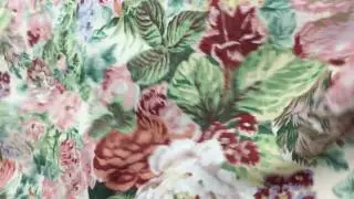 Foral Print in Pastel Color Fennick By Strohelm and Romann Fabric